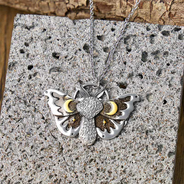 Collier papillon lunaire céleste Gothic Moons & Stars - image 3