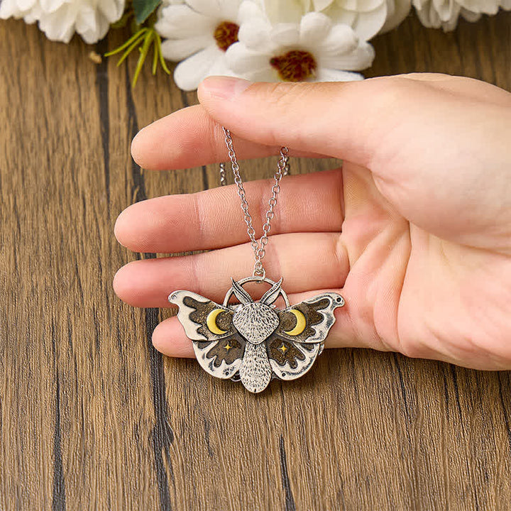 Collier papillon lunaire céleste Gothic Moons & Stars - image 1