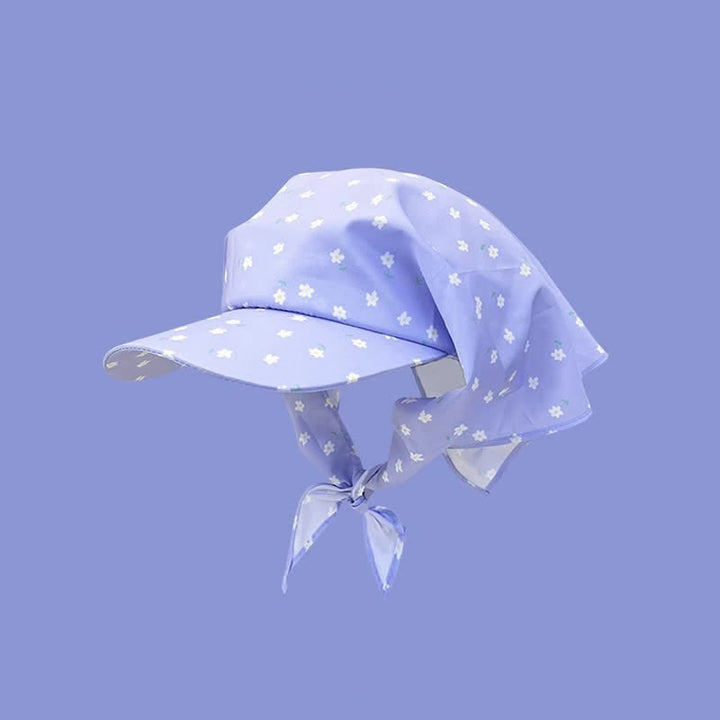 Casquette de baseball unisexe à bandana noué, style élégant et décontracté - Marguerite violette - Ajustable - image 23