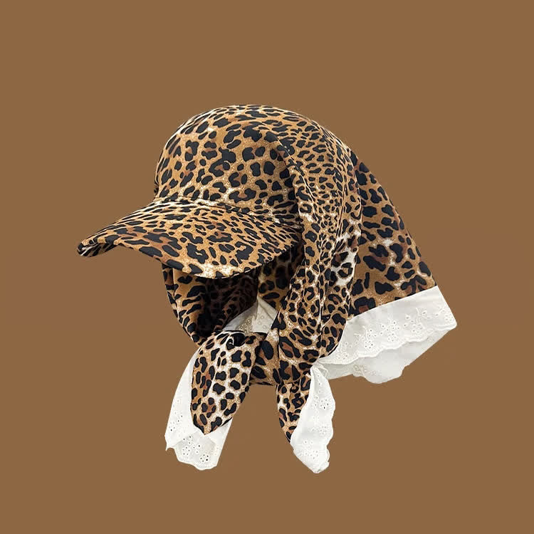 Casquette de baseball unisexe à bandana noué, style élégant et décontracté - Léopard - Ajustable - image 9
