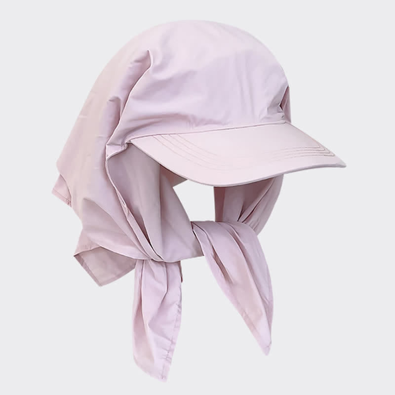 Casquette de baseball unisexe à bandana noué, style élégant et décontracté - Rose - Ajustable - image 2