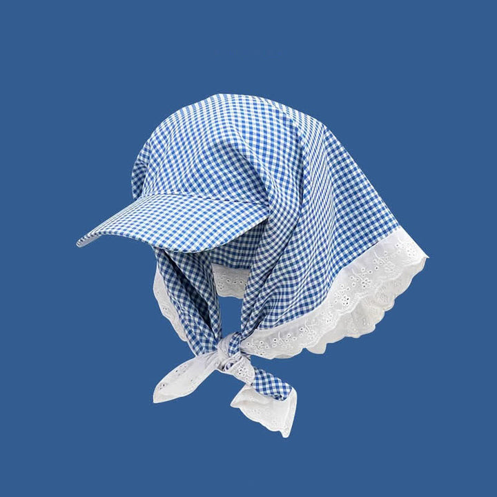 Casquette de baseball unisexe à bandana noué, style élégant et décontracté - Coche bleue - Ajustable - image 6