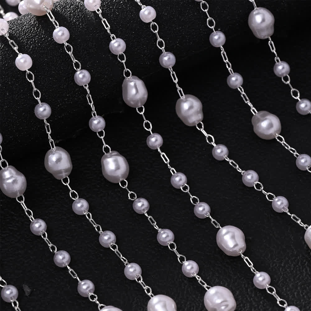 Chaînes de cheveux en perles pour femmes, inspirées des déesses des mariages et des festivals - image 2