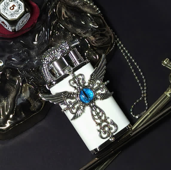 Briquet à butane Dragon's Breath Evil Eye Crocodile Head - image 1