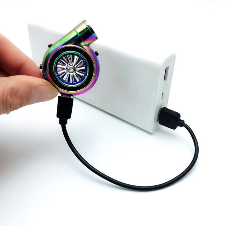 Briquet électrique porte-clés à turbine turbo créative - image 1