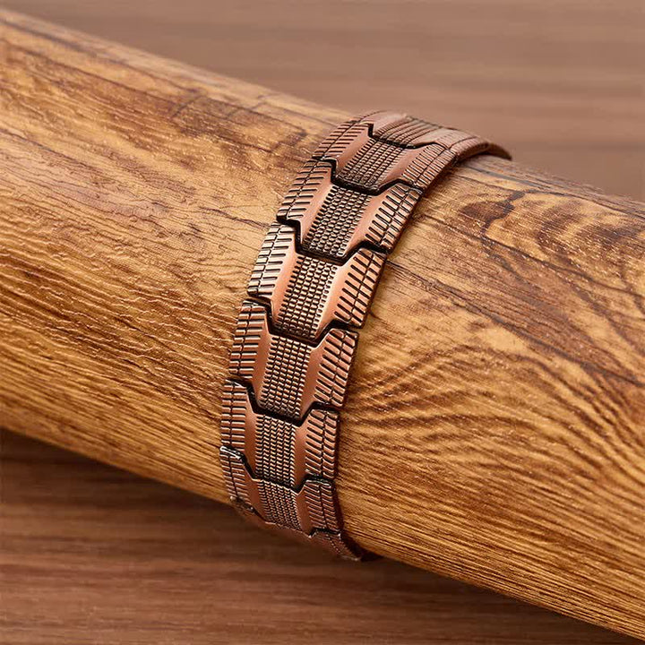 Bracelet vintage à maillons magnétiques à motif flèche avec outil de retrait de maillons - image 2