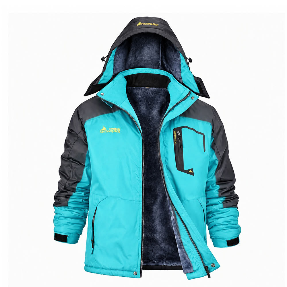 Veste d'hiver doublée polaire pour homme - Lac Bleu - 6XL - Mâle - image 4