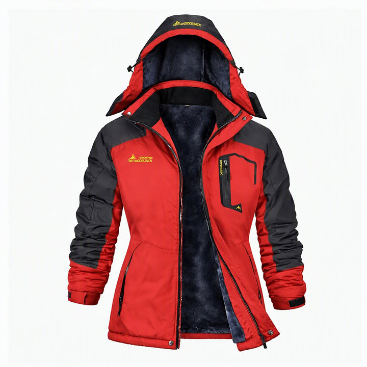 Veste d'hiver doublée polaire pour homme - Rouge - 6XL - image 3