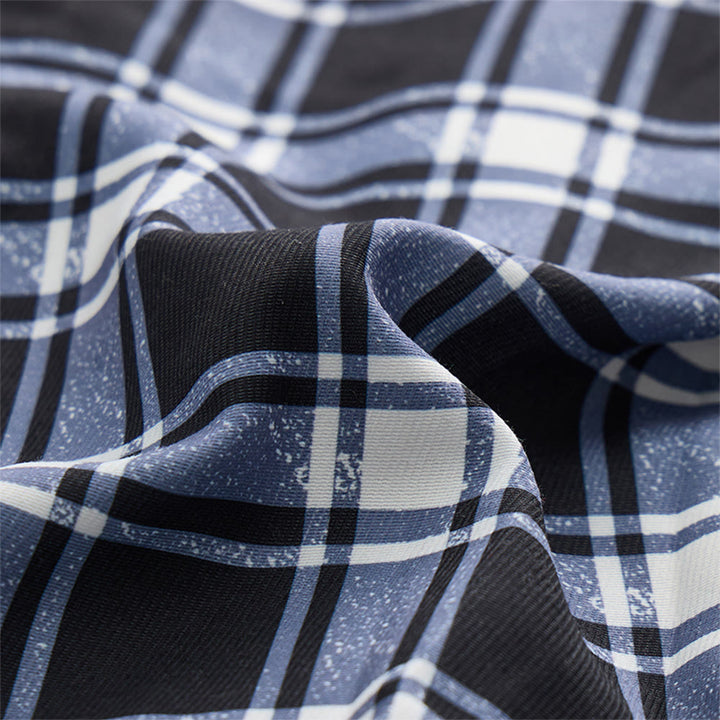 Veste chemise à capuche doublée polaire à carreaux pour homme - image 10