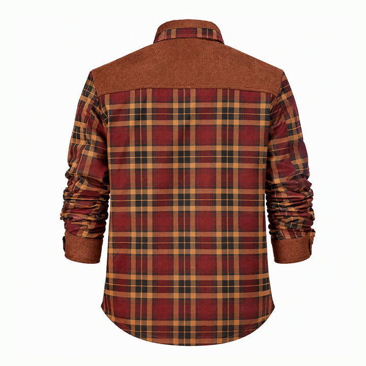 Surchemise polaire boutonnée vintage pour homme - image 11