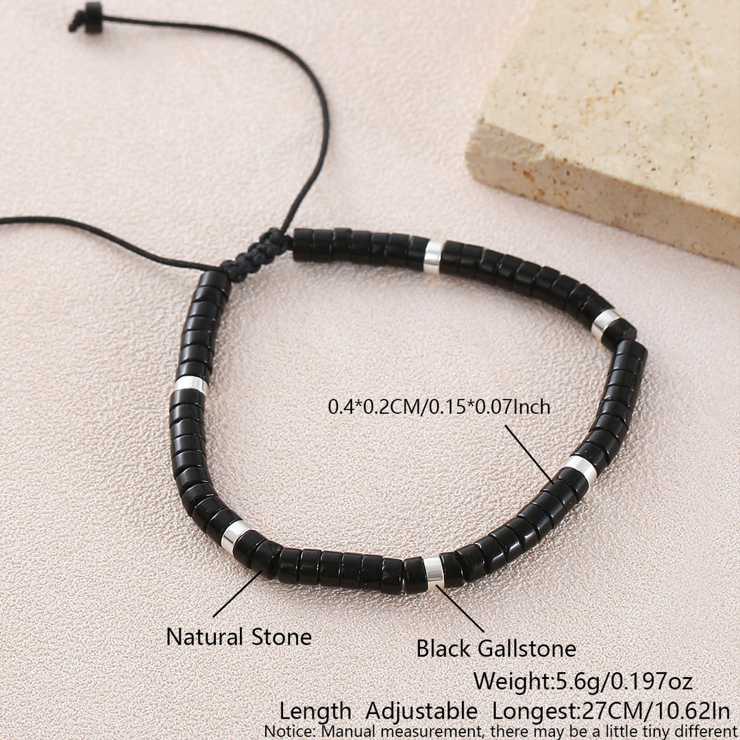 Bracelet ajustable minimaliste géométrique à perles cylindriques - Style n° 12 - image 13