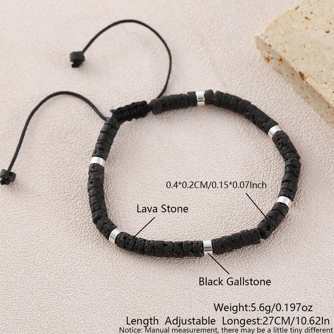 Bracelet ajustable minimaliste géométrique à perles cylindriques - Style n° 13 - image 34