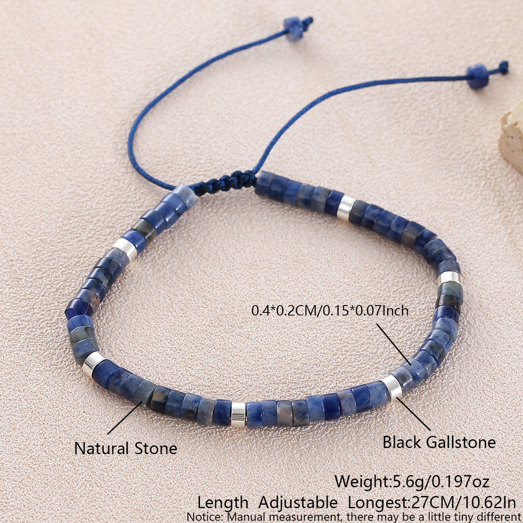 Bracelet ajustable minimaliste géométrique à perles cylindriques - Style n° 3 - image 33
