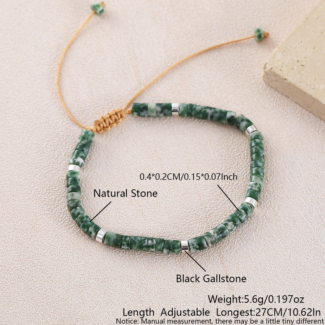 Bracelet ajustable minimaliste géométrique à perles cylindriques - Style n° 18 - image 27