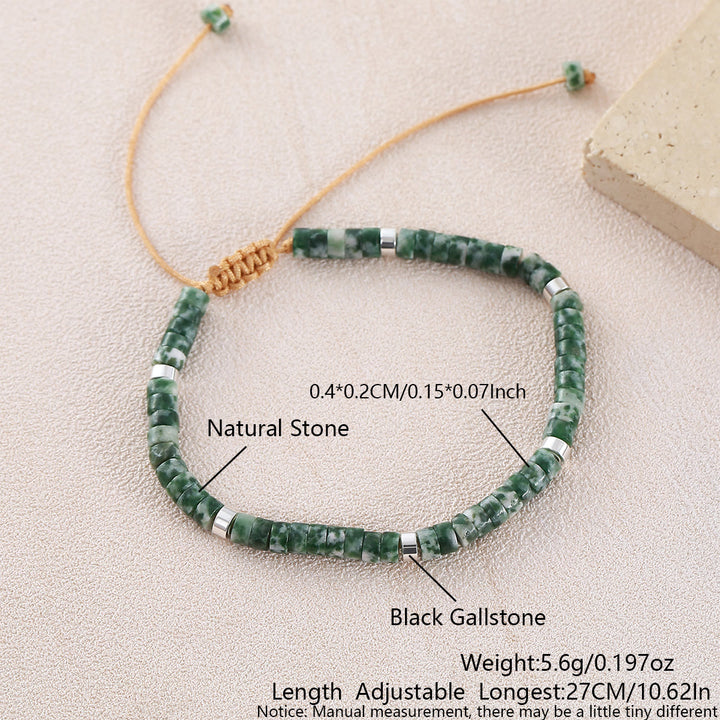 Bracelet ajustable minimaliste géométrique à perles cylindriques - Style n° 18 - image 27