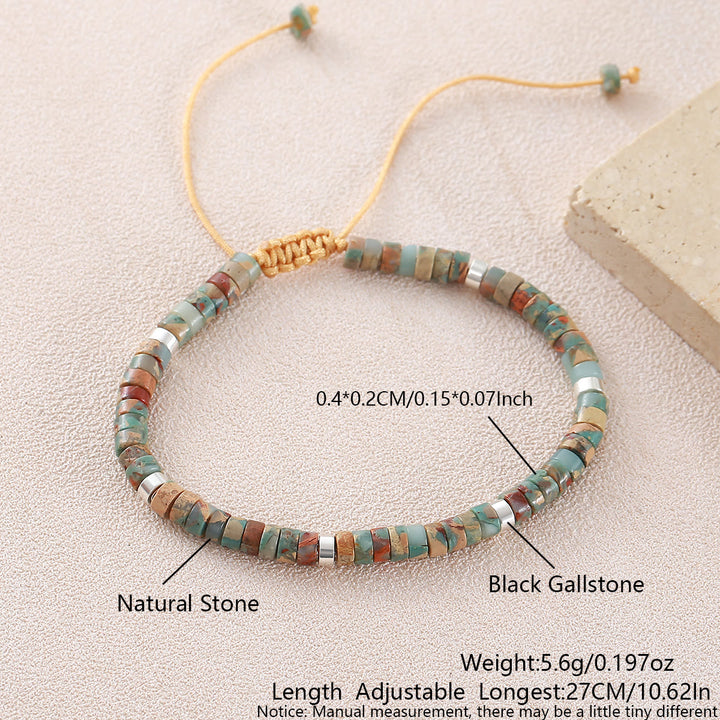 Bracelet ajustable minimaliste géométrique à perles cylindriques - Style n° 9 - image 37