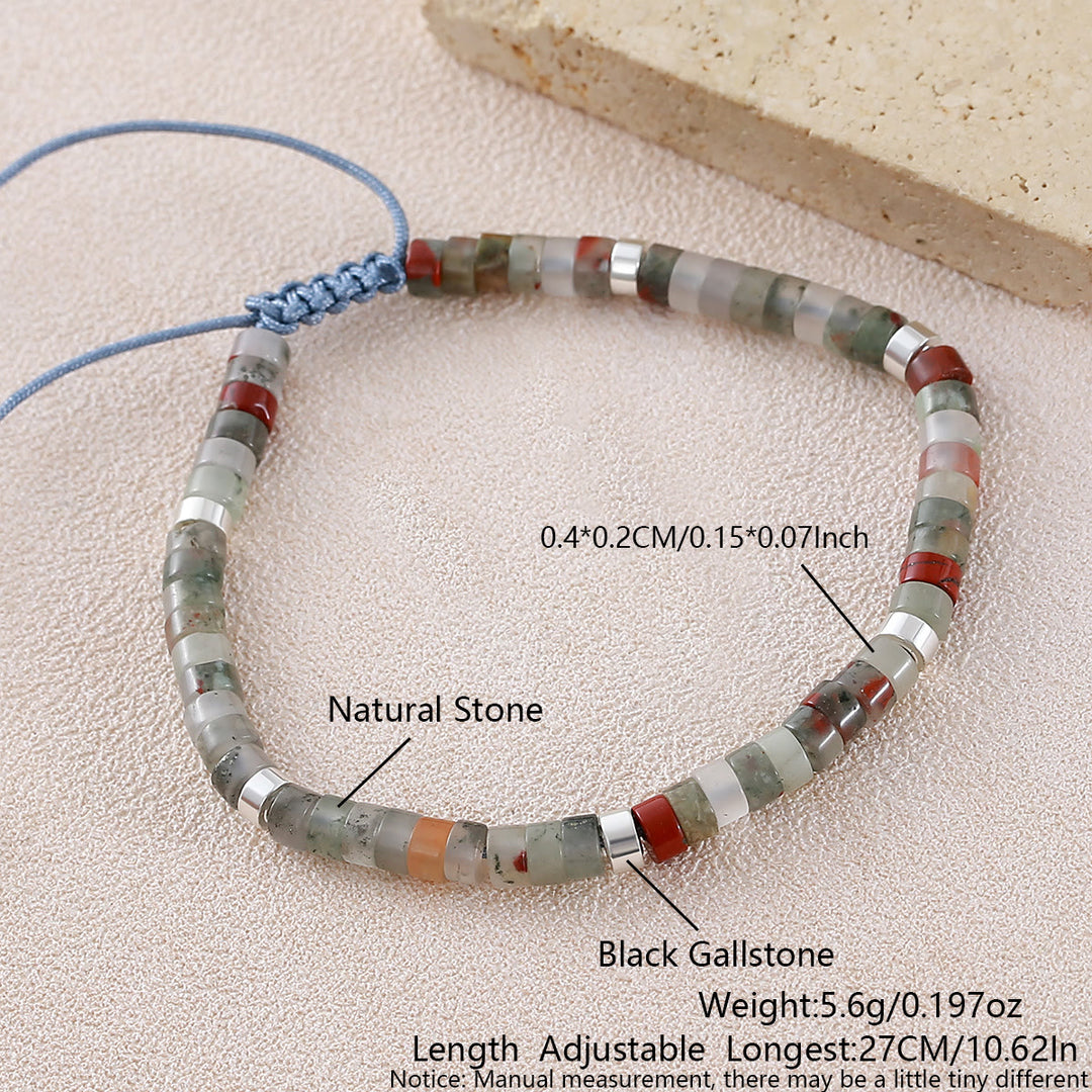 Bracelet ajustable minimaliste géométrique à perles cylindriques - Style n° 30 - image 36