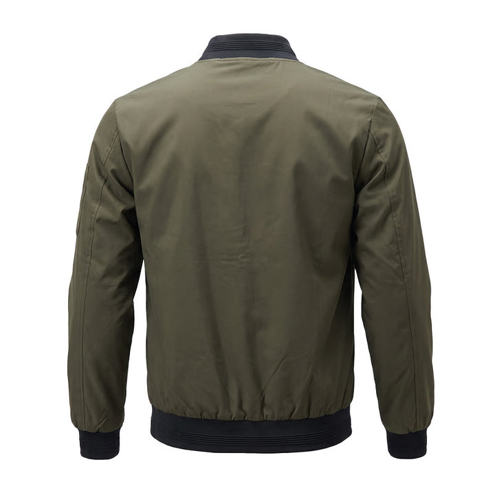Veste bomber classique à col montant pour homme - image 15