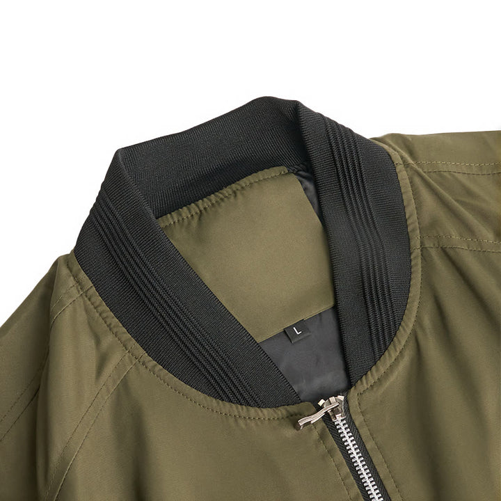 Veste bomber classique à col montant pour homme - image 7