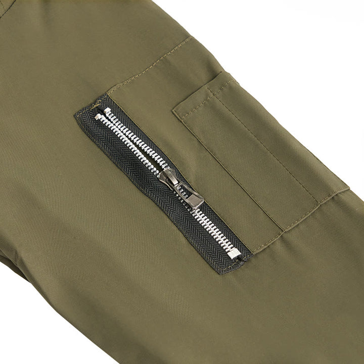 Veste bomber classique à col montant pour homme - image 11
