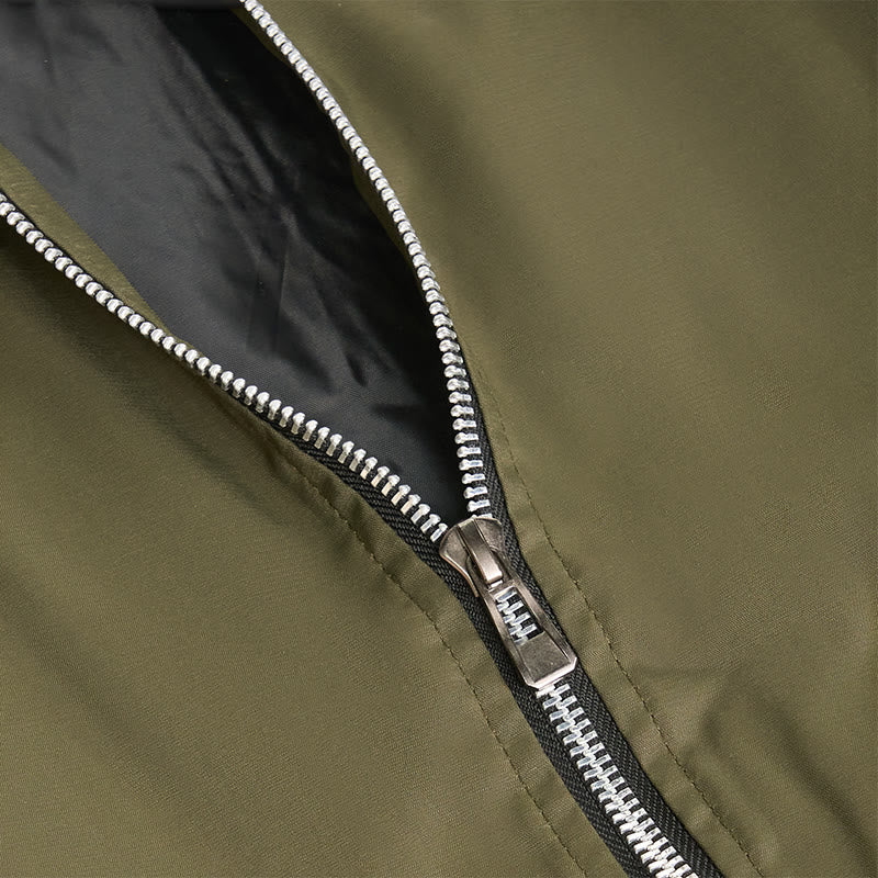 Veste bomber classique à col montant pour homme - image 8