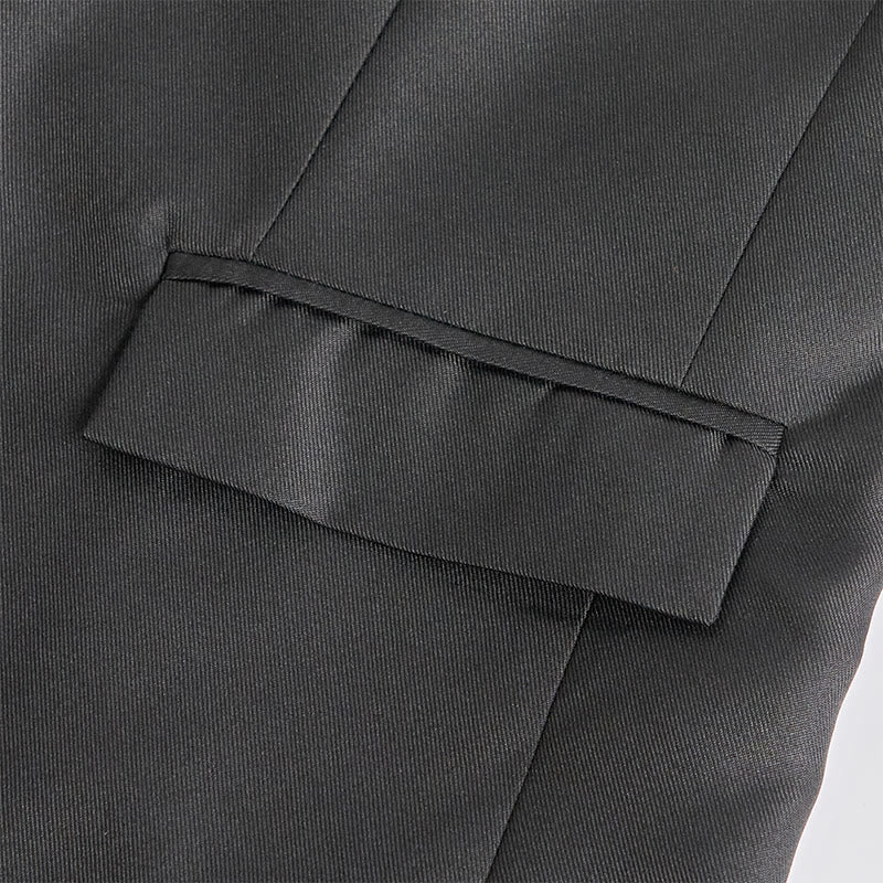 Blazer de soirée pour homme à imprimé floral doré - image 9