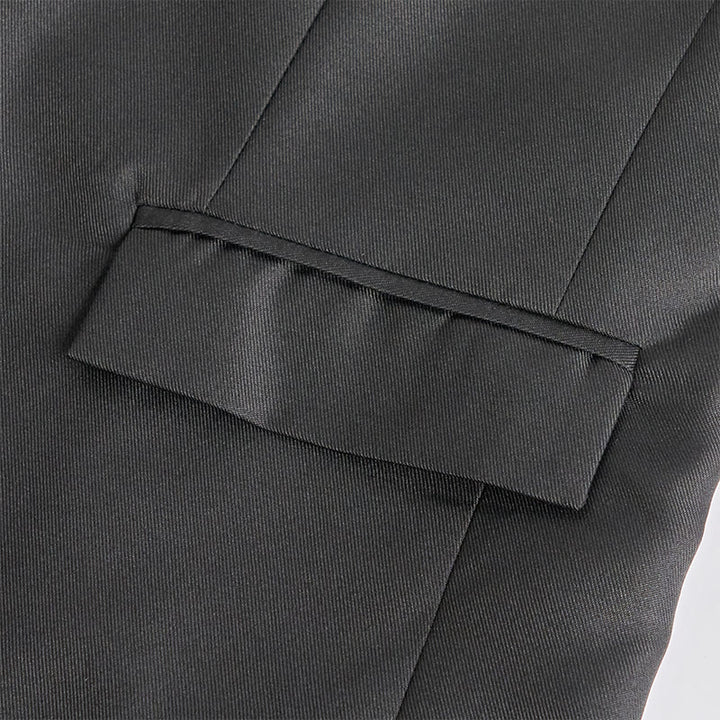 Blazer de soirée pour homme à imprimé floral doré - image 9