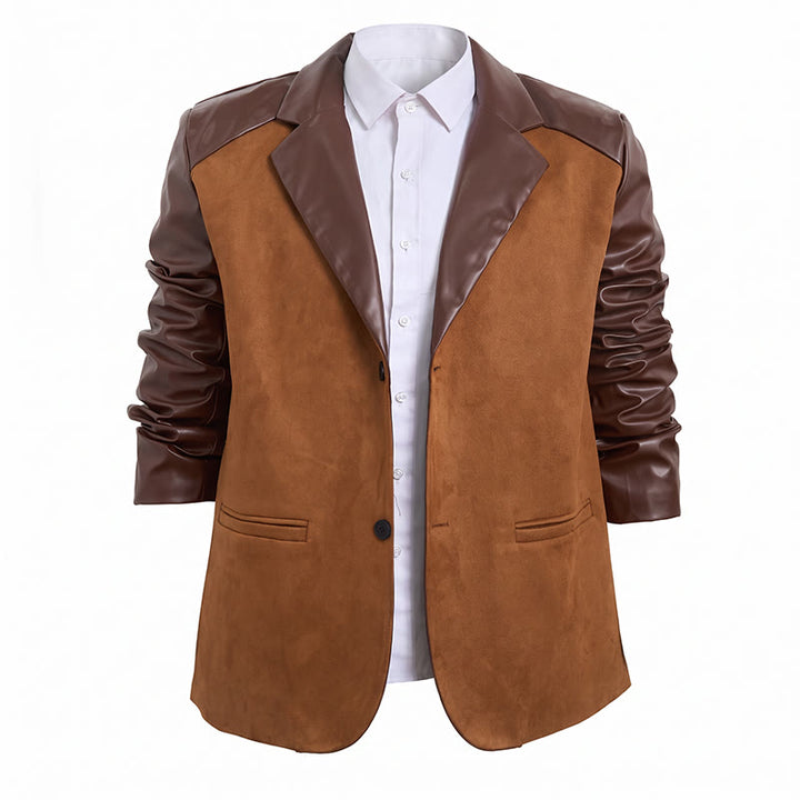 Manteau en cuir décontracté pour homme - image 1