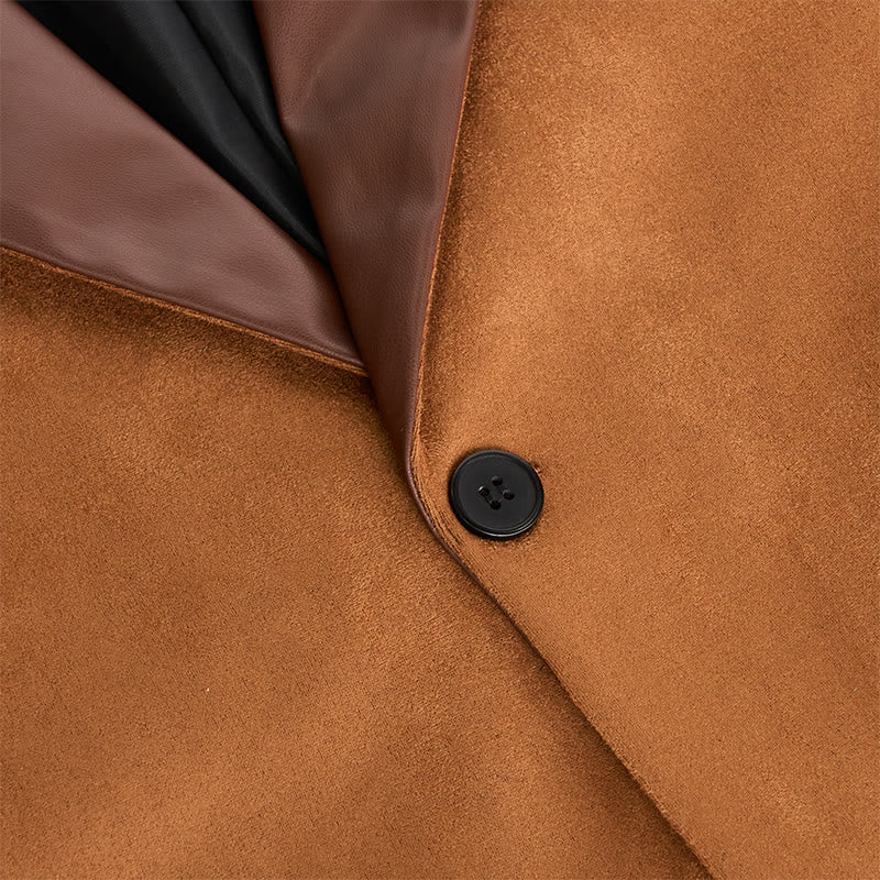 Manteau en cuir décontracté pour homme - image 5