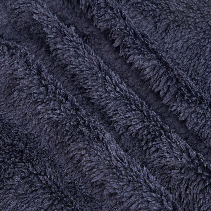 Manteau d'hiver à capuche zippé en polaire pour homme - image 17