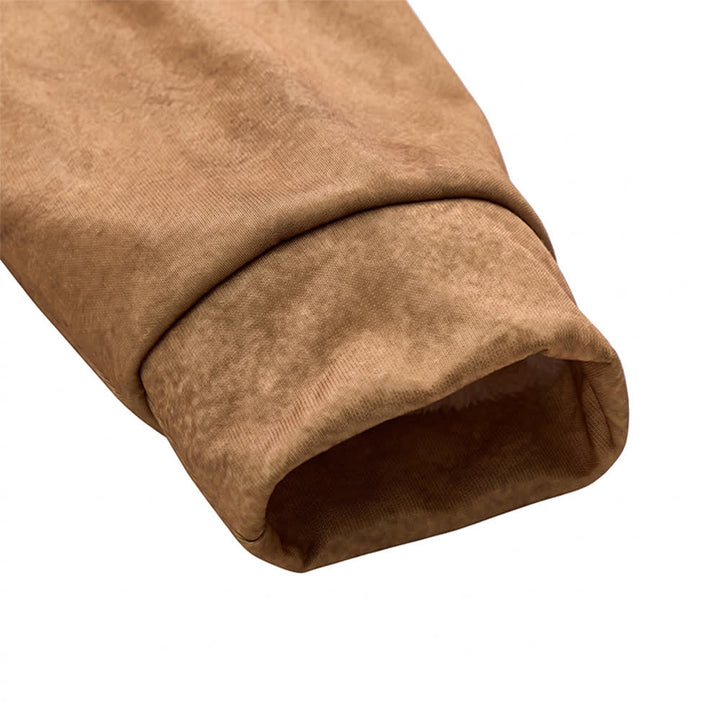 Veste à capuche chaude doublée polaire style western aztèque vintage pour homme - image 8