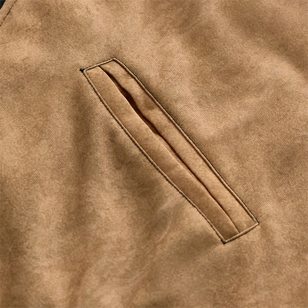 Veste à capuche chaude doublée polaire style western aztèque vintage pour homme - image 6