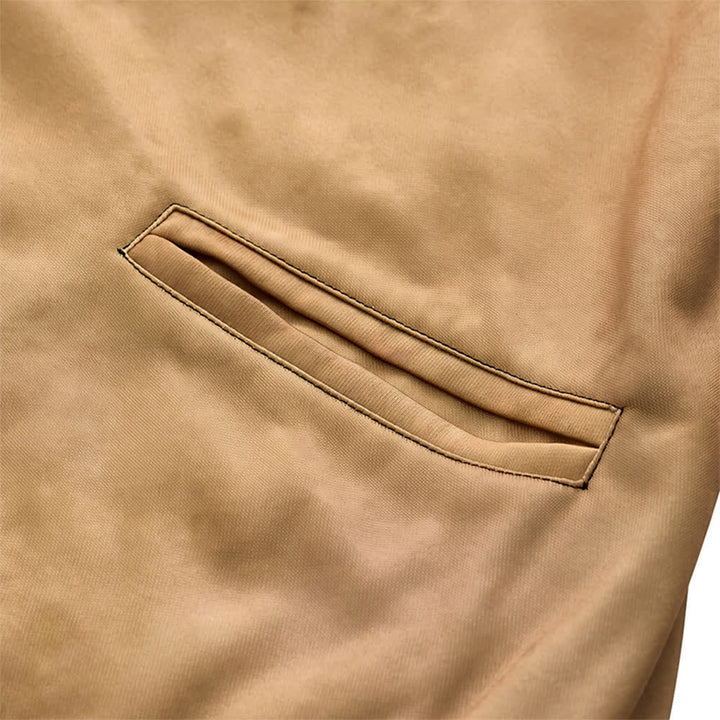 Veste à capuche pour homme avec doublure chaude imprimée en 3D, motif bison tribal coucher de soleil - image 6