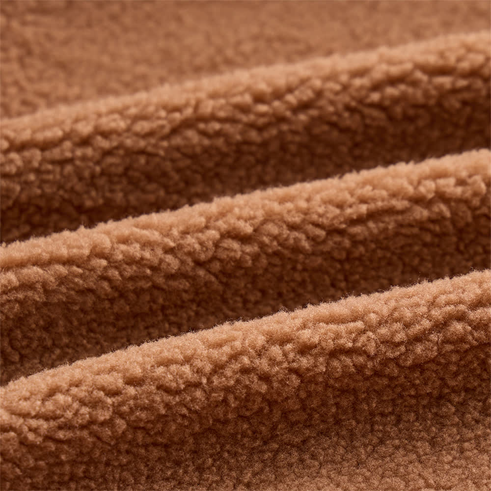 Veste d'extérieur pour homme en velours côtelé à capuche confortable avec col en polaire - image 4