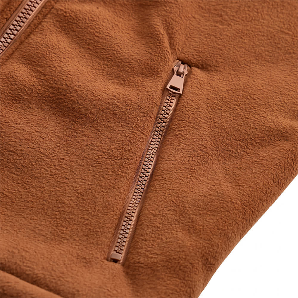 Veste thermique épaisse zippée pour homme, col montant, idéale pour l'hiver. - image 10