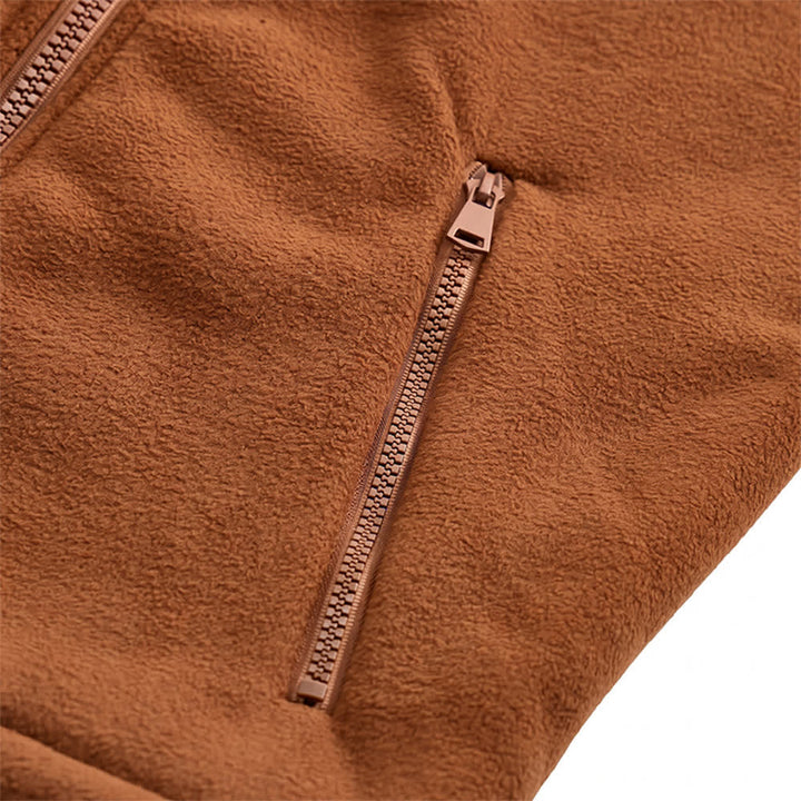 Veste thermique épaisse zippée pour homme, col montant, idéale pour l'hiver. - image 10