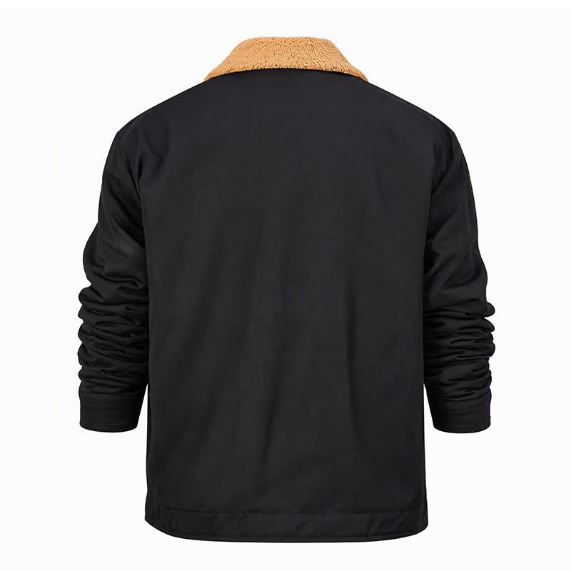 Veste western pour homme en toile à imprimé taureau et col montant - image 14