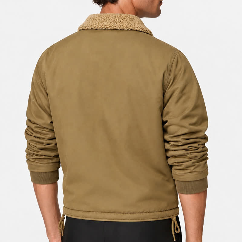 Veste militaire chaude pour homme, style bomber d'hiver - image 2