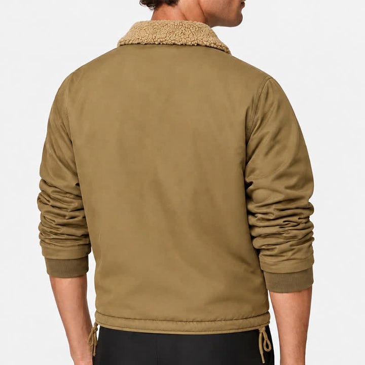Veste militaire chaude pour homme, style bomber d'hiver - image 2