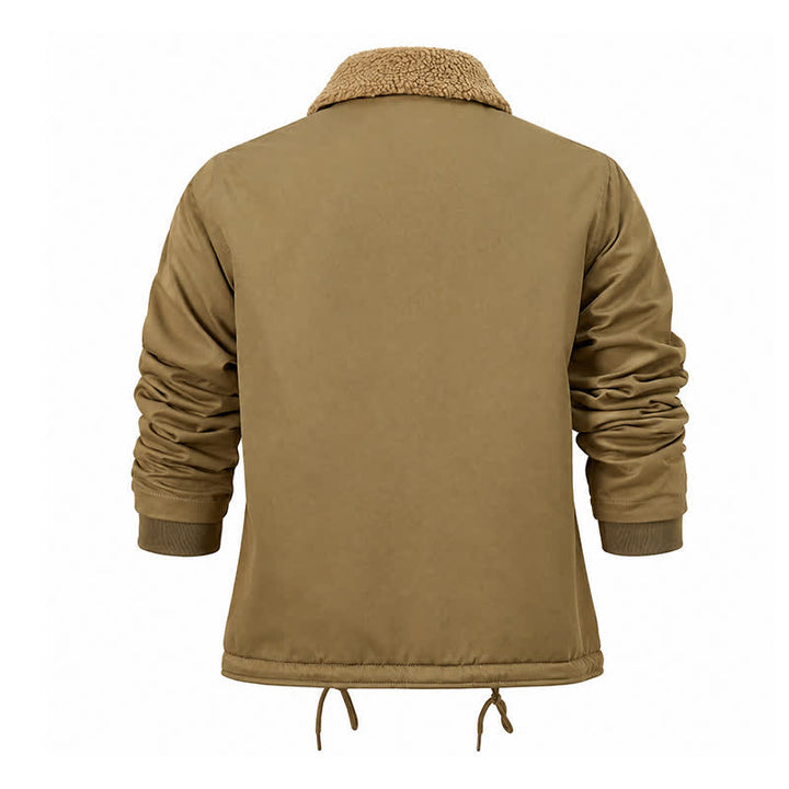 Veste militaire chaude pour homme, style bomber d'hiver - image 12