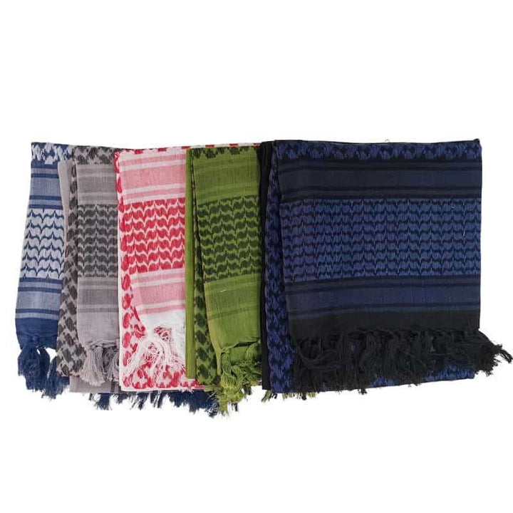 Foulard léger à motif pied-de-poule, style tactique désertique - image 6