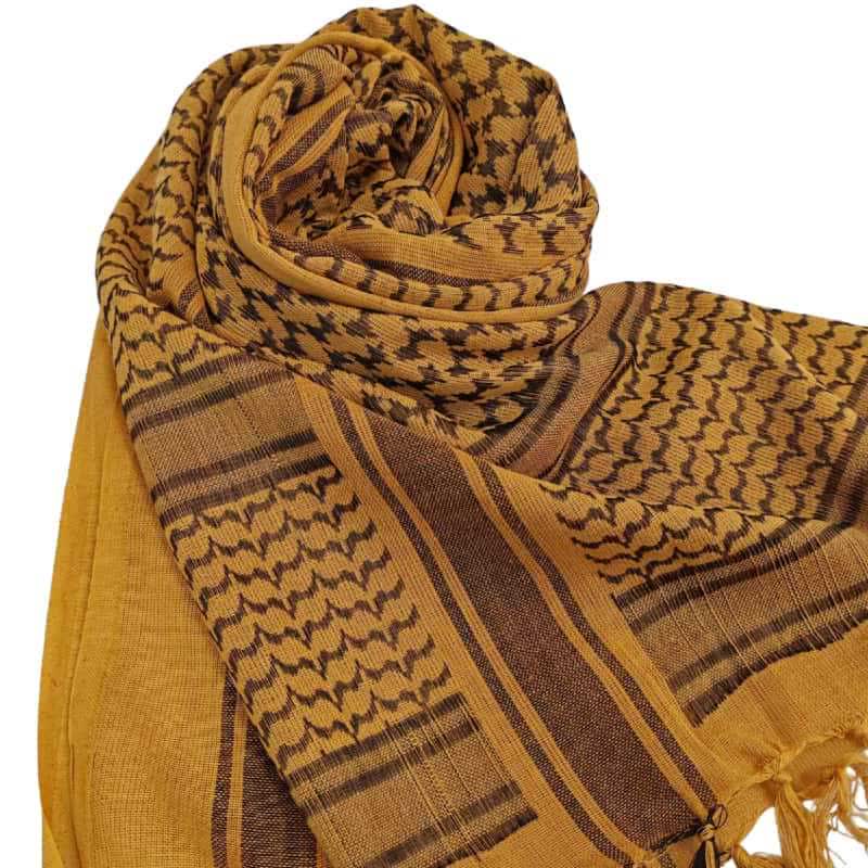 Foulard léger à motif pied-de-poule, style tactique désertique - image 5