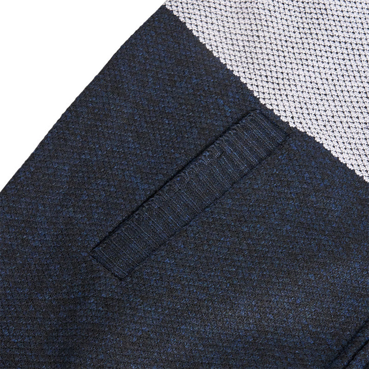 Gilet en maille doublé polaire à blocs de couleur pour homme - image 10