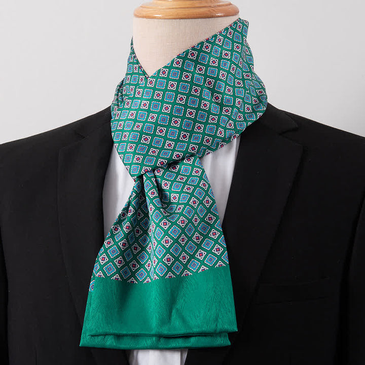 Écharpe Ascot fine pour homme, aspect soie, idéale pour les affaires. - Style n° 27 - image 27