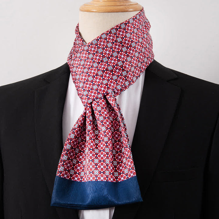 Écharpe Ascot fine pour homme, aspect soie, idéale pour les affaires. - Style n° 25 - image 25