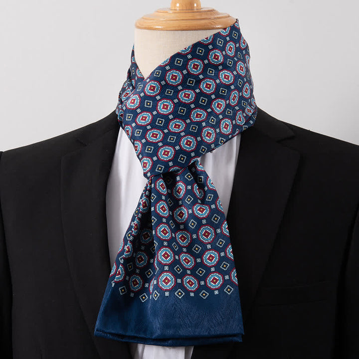Écharpe Ascot fine pour homme, aspect soie, idéale pour les affaires. - Style n° 30 - image 30