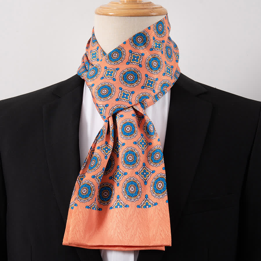 Écharpe Ascot fine pour homme, aspect soie, idéale pour les affaires. - Style n° 24 - image 24