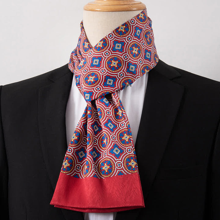 Écharpe Ascot fine pour homme, aspect soie, idéale pour les affaires. - Style n° 23 - image 23