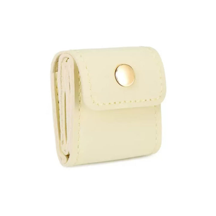 Boîte à bijoux de voyage pliable et portable à 4 compartiments - Cuir PU ivoire - image 12