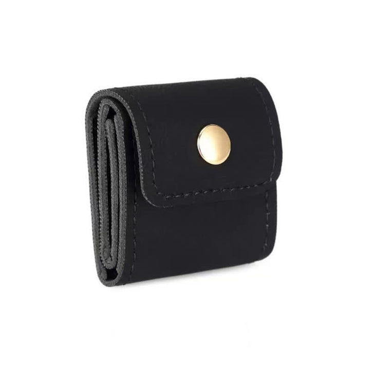 Boîte à bijoux de voyage pliable et portable à 4 compartiments - Cuir PU noir - image 13